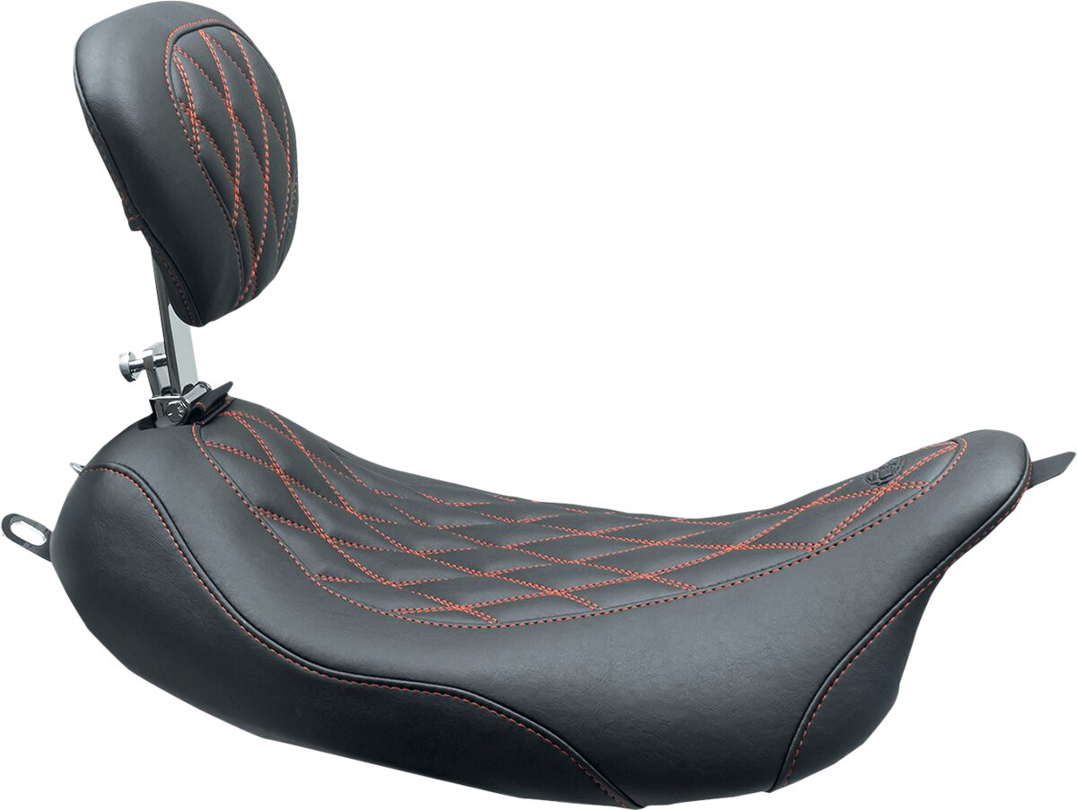 Mustang Seat Wdtrpr Dbr Dd Bl/Rd Seat Mustang