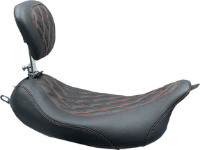 Mustang Seat Wdtrpr Dbr Dd Bl/Rd Seat Mustang