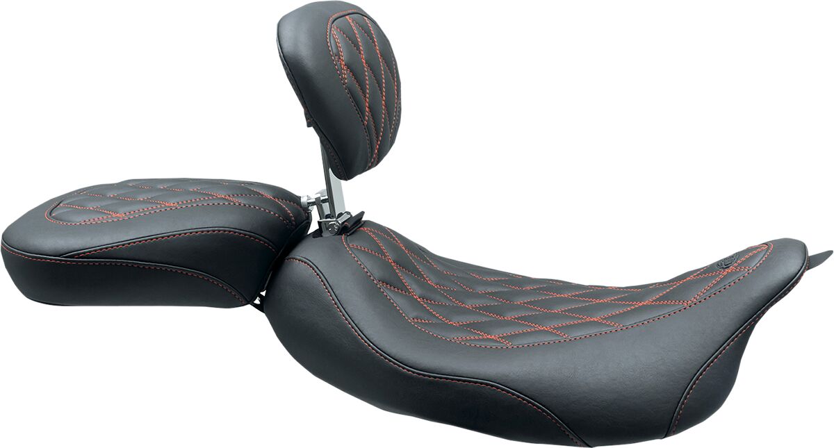 Mustang Seat Wdtrpr Dbr Dd Bl/Rd Seat Mustang