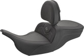 Roadsofa CF With Driver's Backrest Seat - 99-07 Touring FLHT/FLTR (Except FLHX) Seat Saddlemen