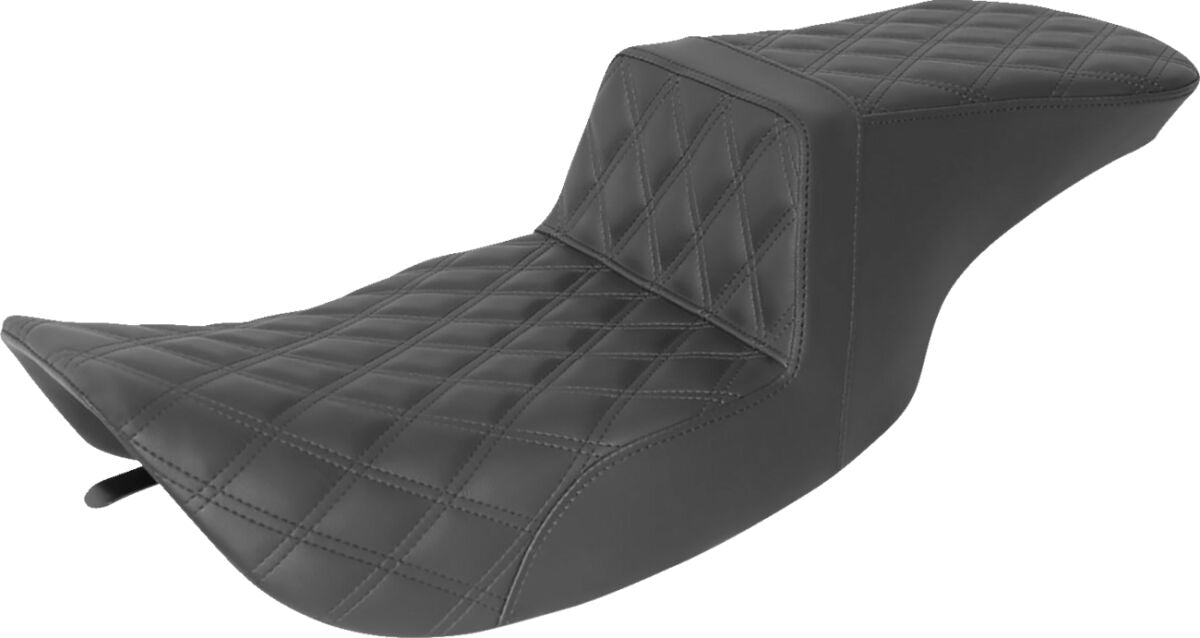 Tour Step-Up Full LS Without Driver's Backrest Seat - 97-07 Touring Seat Saddlemen