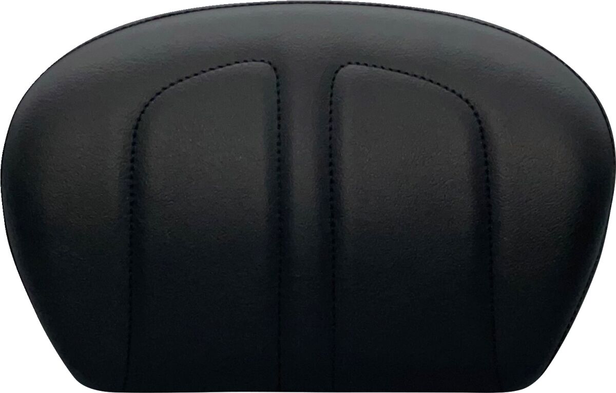 Le Pera Sissy Bar Pad Maverick Stitch, Dull Black Vinyl - 08+ Touring & 18+ Softail Seat Backrests Le Pera