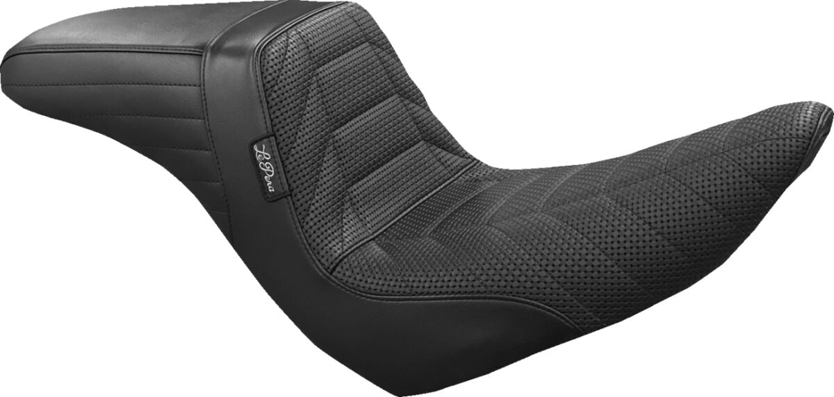 Le Pera Kickflip Track Pleat Seating Seat - 18+ Softail (Low Rider) Seat Le Pera