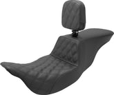 Tour Step-Up Front LS With Driver's Backrest Seat - 08+ Touring Seat Saddlemen