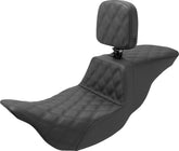 Tour Step-Up Full LS With Driver's Backrest Seat - 08+ Touring Seat Saddlemen