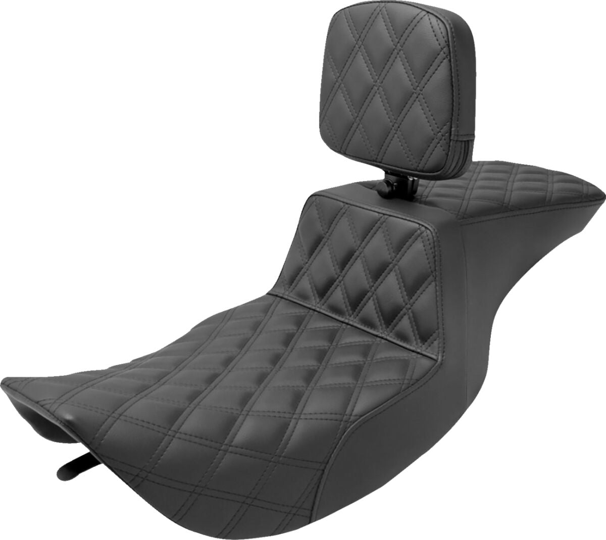 Tour Step-Up Full LS With Driver's Backrest Seat - 99-07 FLHR & 06-07 FLHX (Except FLHRS) Seat Saddlemen