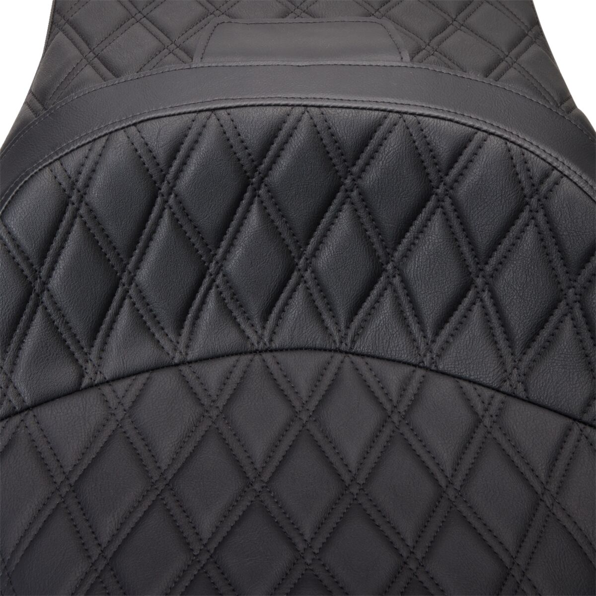Drag Specialties Seats Seat Freedom Vinyl Double Diamond Black Stitch Flh 2009 2023 Seat Drag Specialties