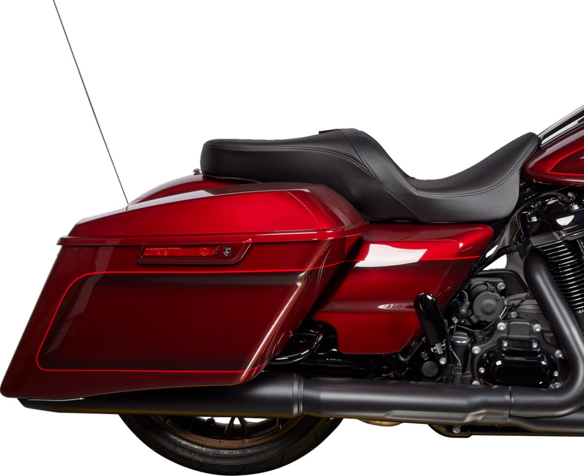 Drag Specialties Seats Seat Freedom Smooth Solar Leather Vinyl Sides Flh 2009 2023 Seat Drag Specialties