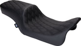 Drag Specialties Seats Seat Predator 2 Up Vinyl Dbl Diamond Blk Stitch Flh 2008 23 Seat Drag Specialties Seats