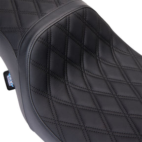 Drag Specialties Seats Seat Predator 2 Up Vinyl Dbl Diamond Blk Stitch Flh 2008 23 Seat Drag Specialties Seats