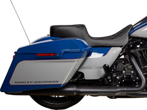 Drag Specialties Seats Seat Predator 2 Up Vinyl Dbl Diamond Slvr Stitch Flh 2008 23 Seat Drag Specialties