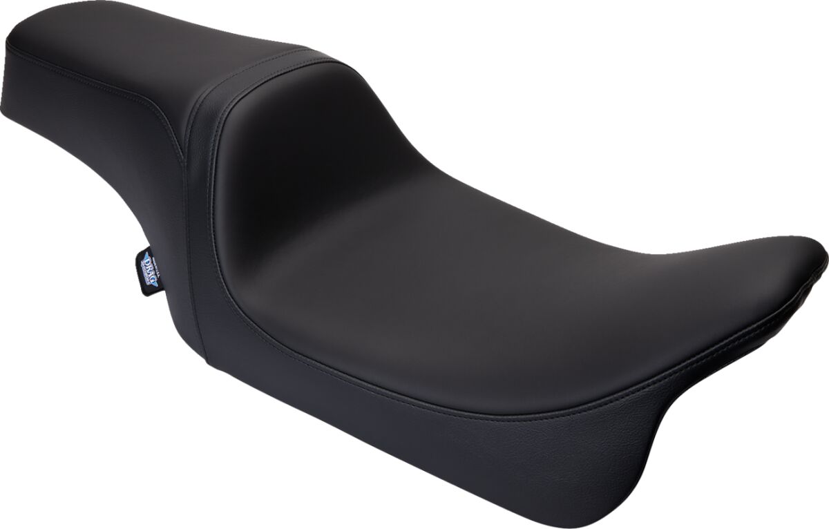 Drag Specialties Seats Seat Predator 1 Up Smooth Solar Leather W/Vinyl Flh 2008 23 Seat Drag Specialties