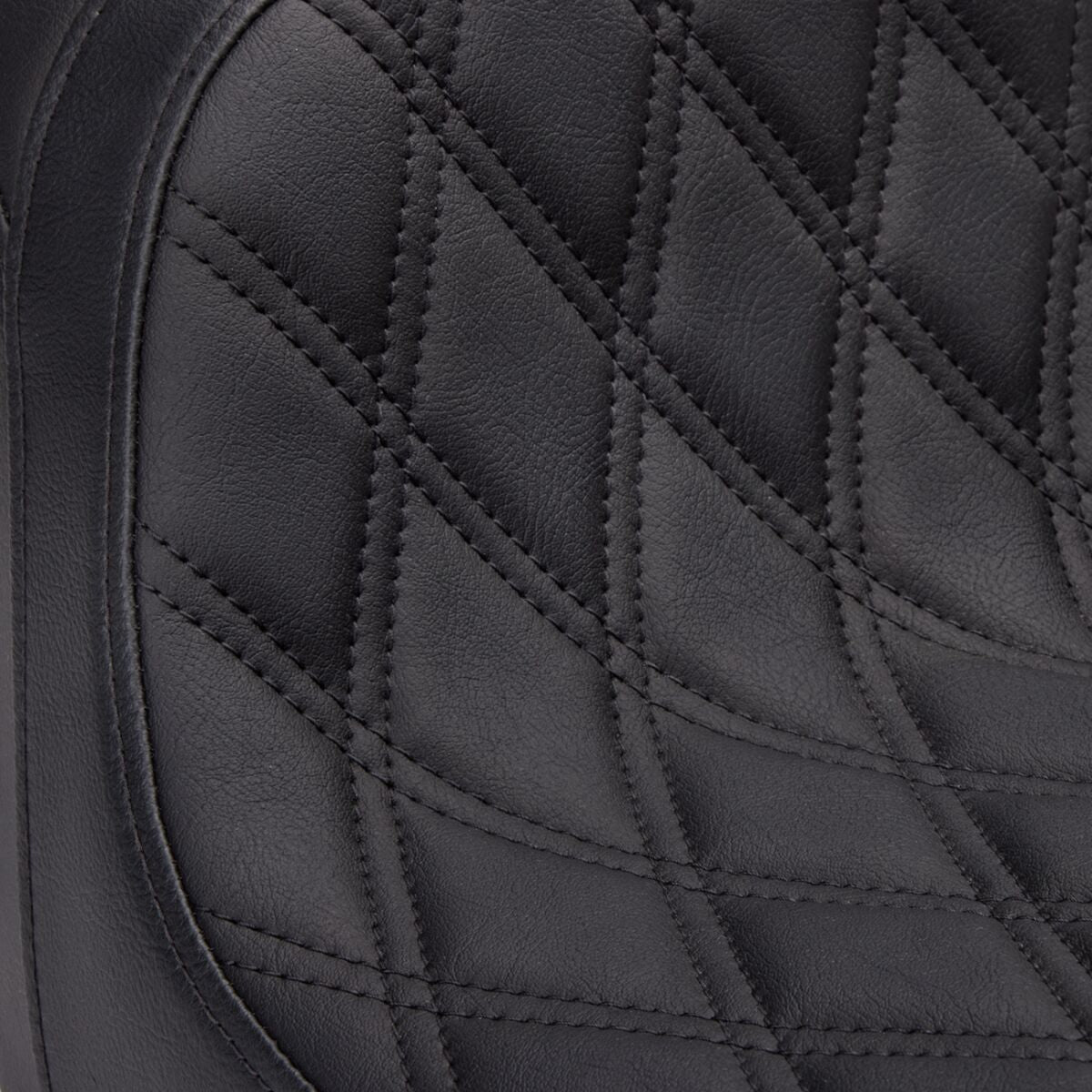 Drag Specialties Seats Seat Predator 2up W/Backrest Option Blk Dd Vinyl Flh 08 23 Seat Drag Specialties