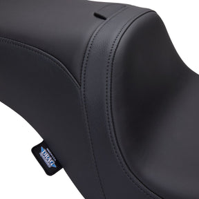 Drag Specialties Seats Seat Predator 2up W/Backrest Option Solar Leather Flh 08 23 Seat Drag Specialties