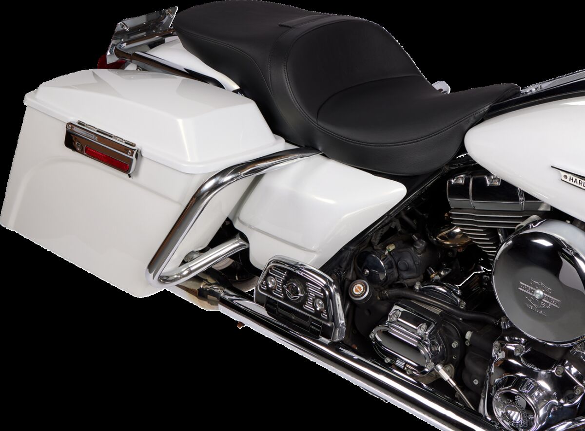 Drag Specialties Seats Seat Freedom Tour Black Smooth SEATS-FOR HARLEY DRESSER/TOURI Drag Specialties