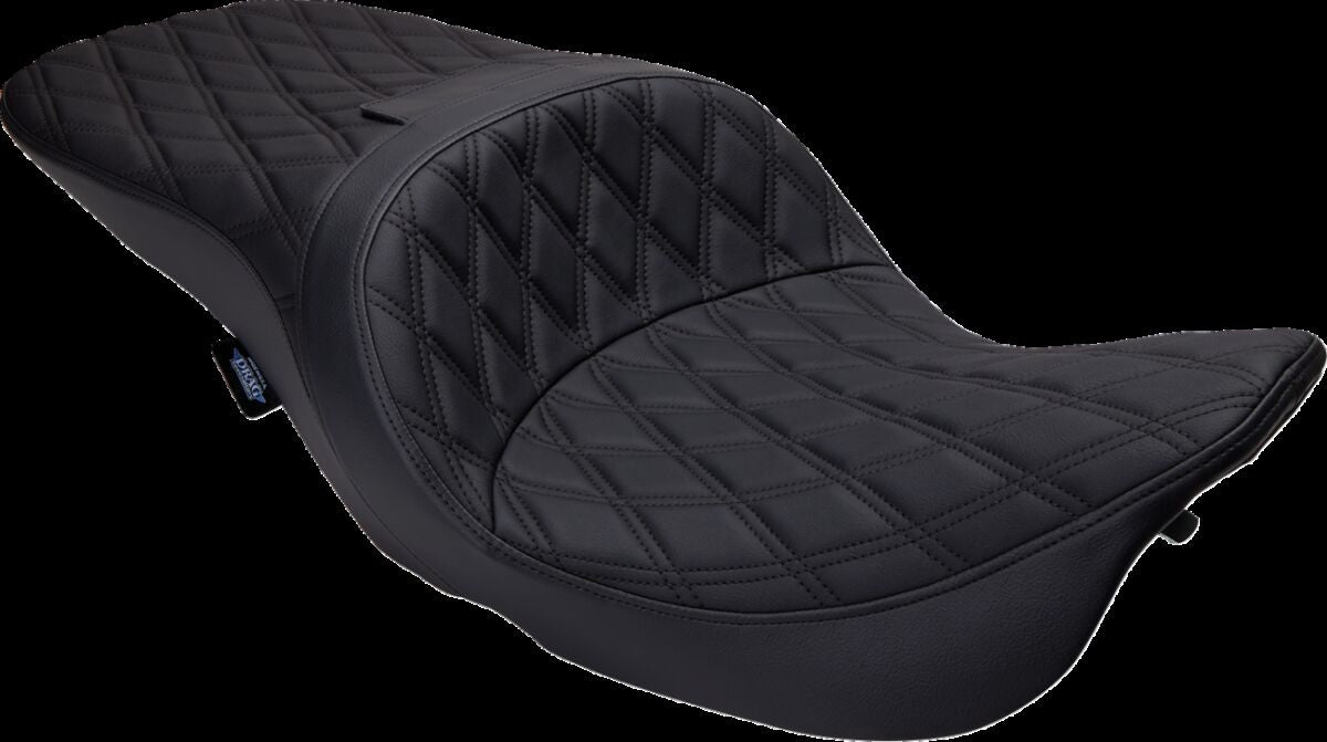 Drag Specialties Seats Seat Freedom Tour Bkdd W/Bk St SEATS-FOR HARLEY DRESSER/TOURI Drag Specialties