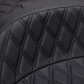 Drag Specialties Seats Seat Freedom Tour Bkdd W/Bk St SEATS-FOR HARLEY DRESSER/TOURI Drag Specialties