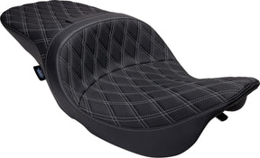 Drag Specialties Seats Seat Freedom Tour Bkdd W/Sv St SEATS-FOR HARLEY DRESSER/TOURI Drag Specialties