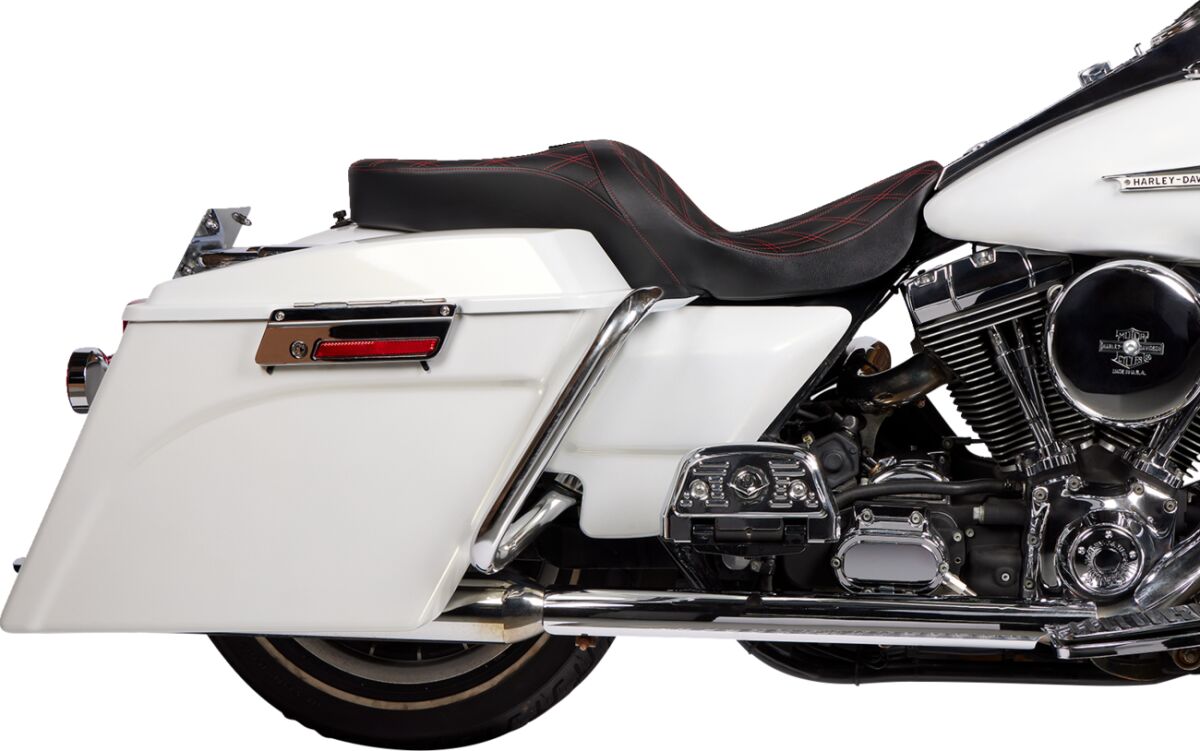 Drag Specialties Seats Seat Freedom Tour Bkdd W/Rd St SEATS-FOR HARLEY DRESSER/TOURI Drag Specialties