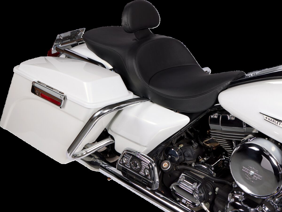 Drag Specialties Seats Seat Freedom Tour Blk Smth Sol SEATS-FOR HARLEY DRESSER/TOURI Drag Specialties