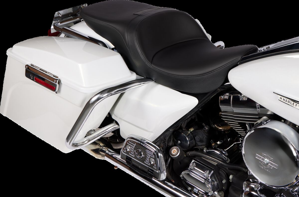 Drag Specialties Seats Seat Freedom Tour Blk Smth Sol SEATS-FOR HARLEY DRESSER/TOURI Drag Specialties