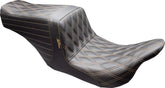 Tailwhip Double Diamond Chestnut Seat - 08-23 Touring Seat Le Pera Default Title