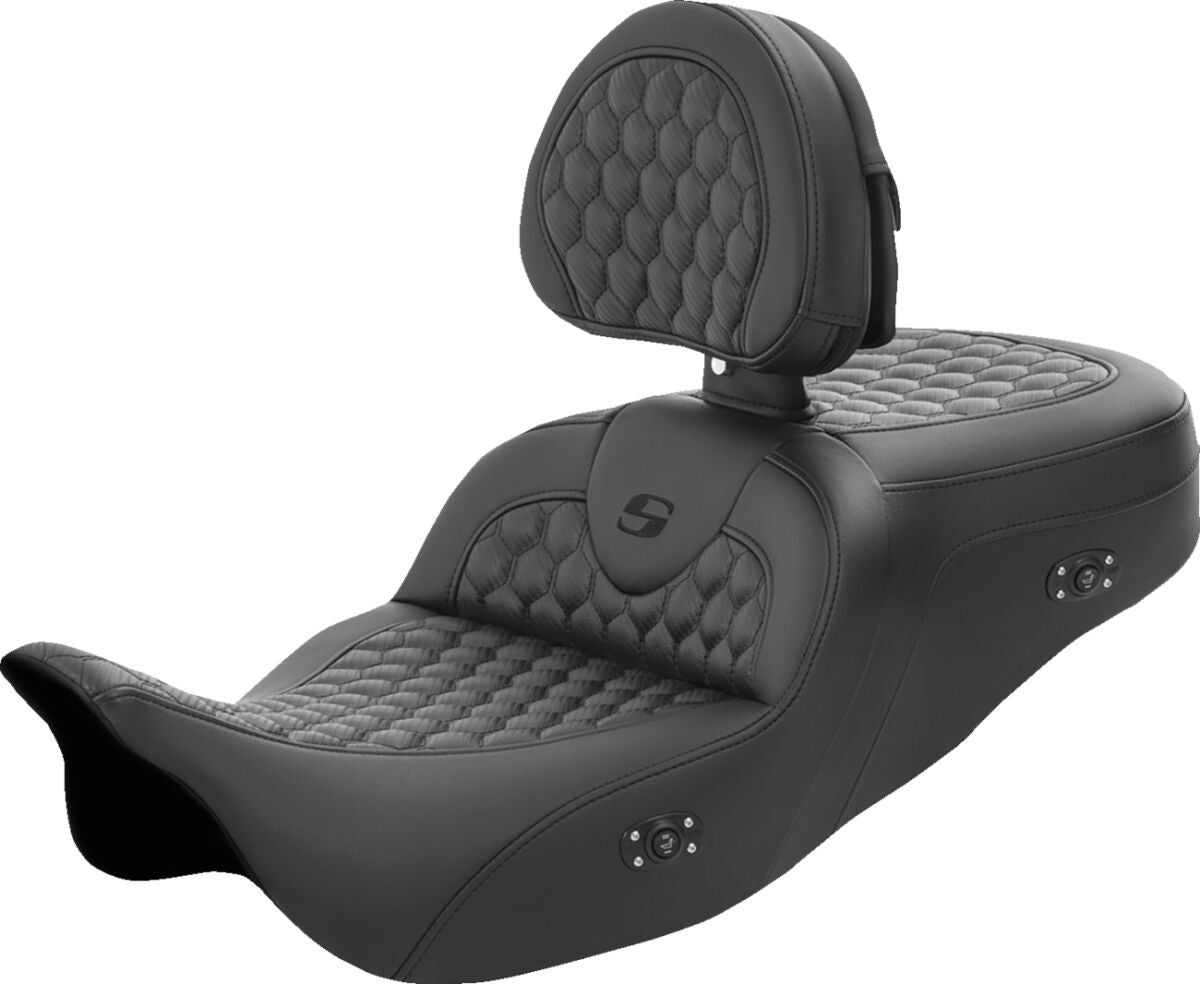 Roadsofa HC Heated With Driver's Backrest Seat - 08-24 Touring Seat Saddlemen Default Title