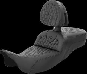 Saddlemen Roadsofa HC Extended Reach With Driver's Backrest Seat - 08-24 Touring Seat Saddlemen