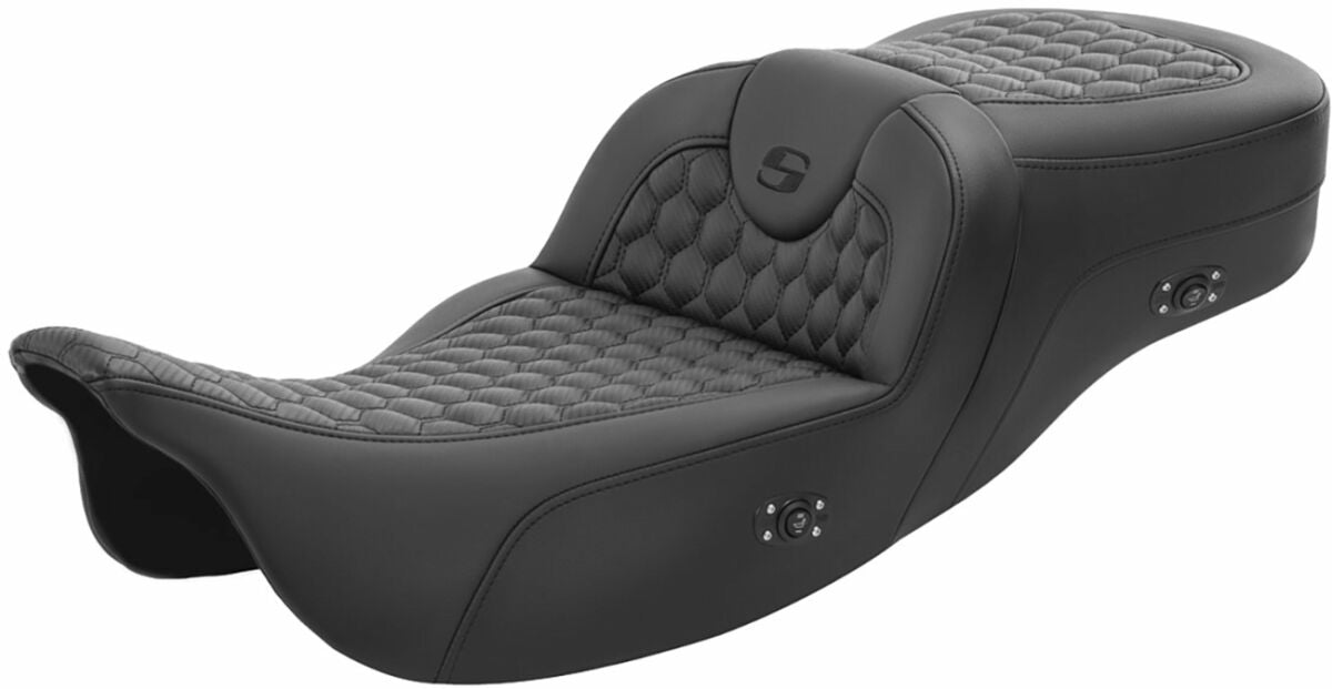 Roadsofa HC Heated Extended Reach Seat - 08-24 Touring Seat Saddlemen Default Title