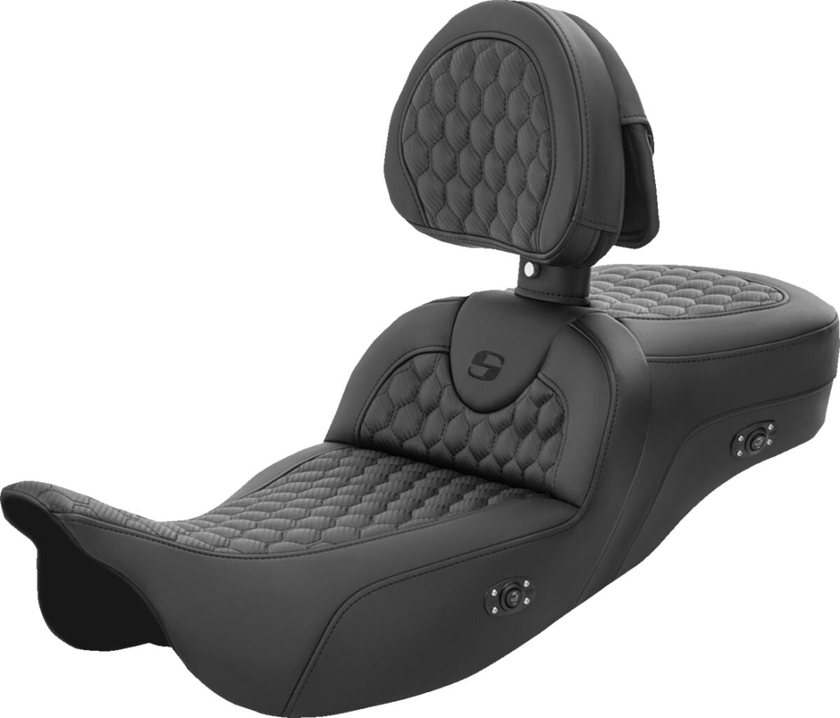 Roadsofa HC Heated Extended Reach With Driver's Backrest Seat - 08-24 Touring Seat Saddlemen Default Title
