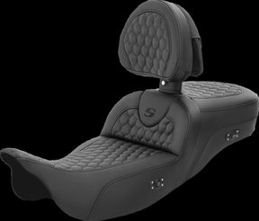 Saddlemen Roadsofa HC Heated Extended Reach With Driver's Backrest Seat - 08-24 Touring Seat Saddlemen