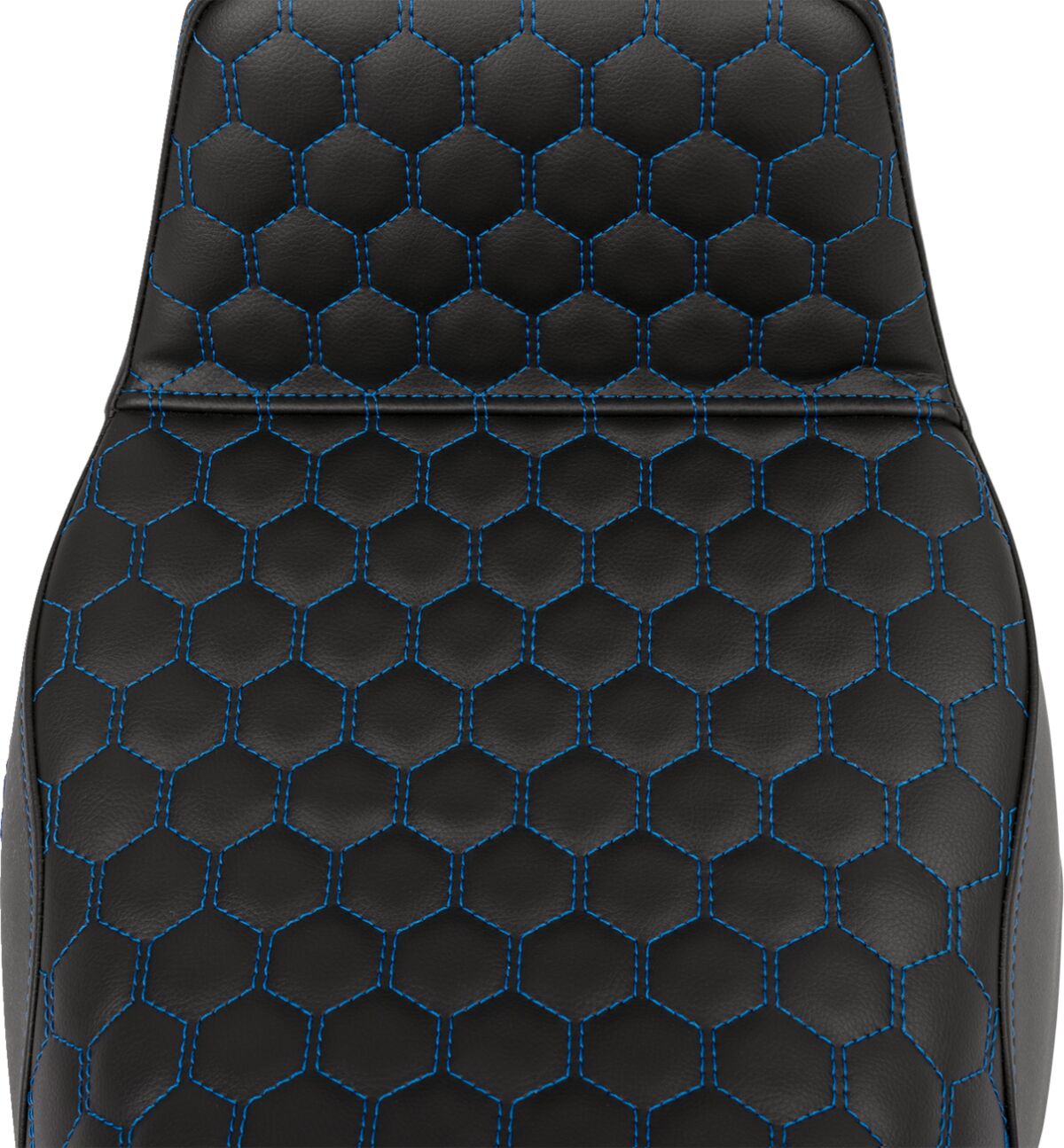 Step Up Hc Extended Reach Seat, Blue Stitch - 08-24 Touring Seat Saddlemen