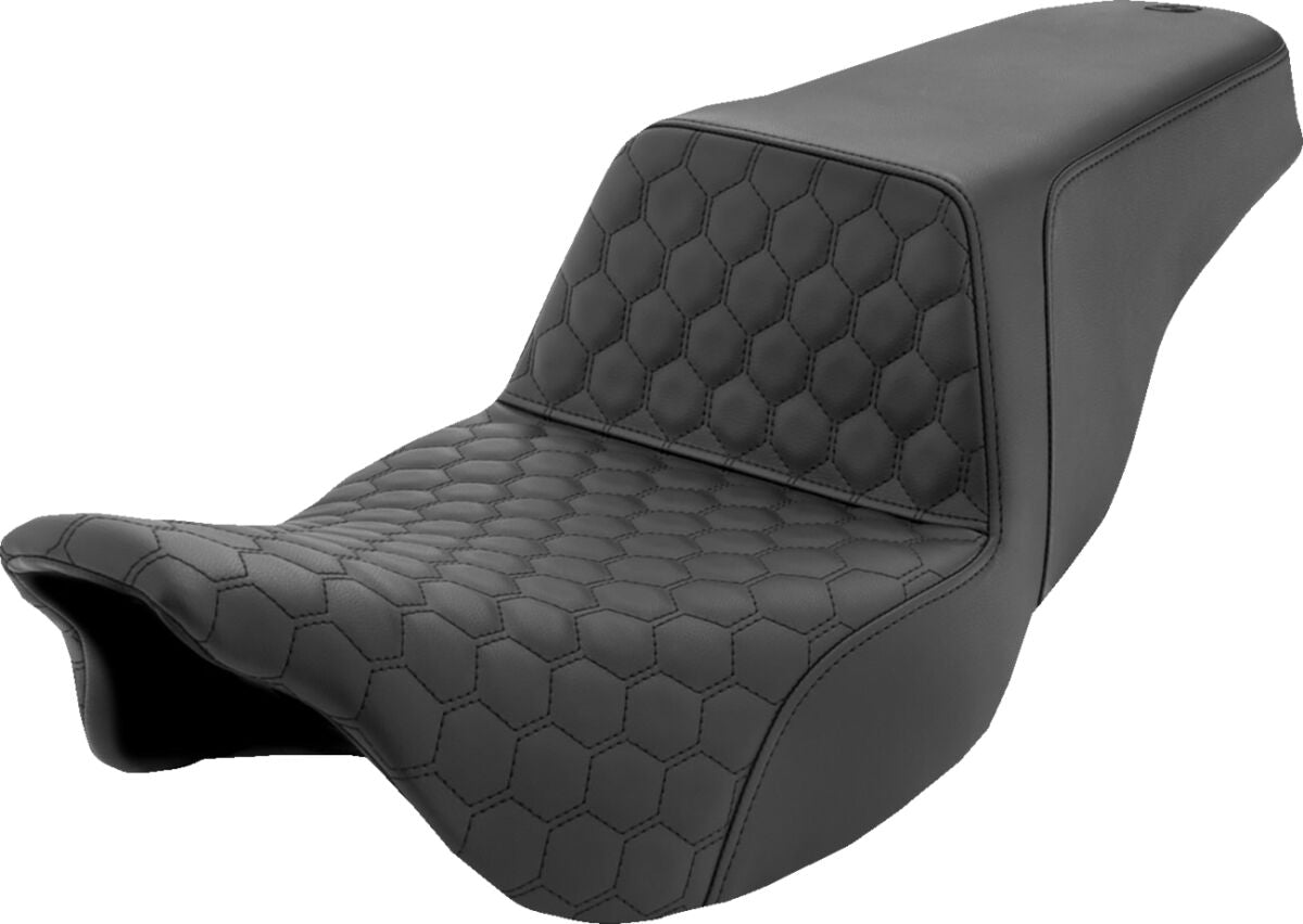 Step Up Hc Seat, Black Stitch - 08-24 Touring Seat Saddlemen Default Title