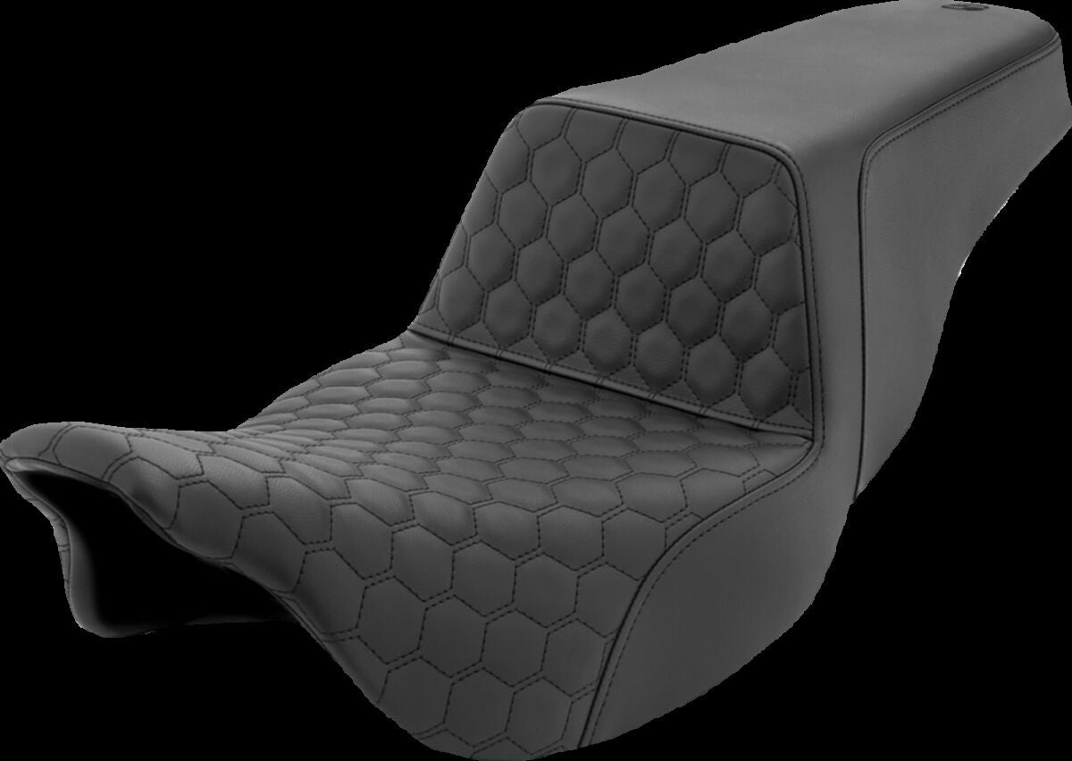 Saddlemen Step Up Hc Seat, Black Stitch - 08-24 Touring Seat Saddlemen