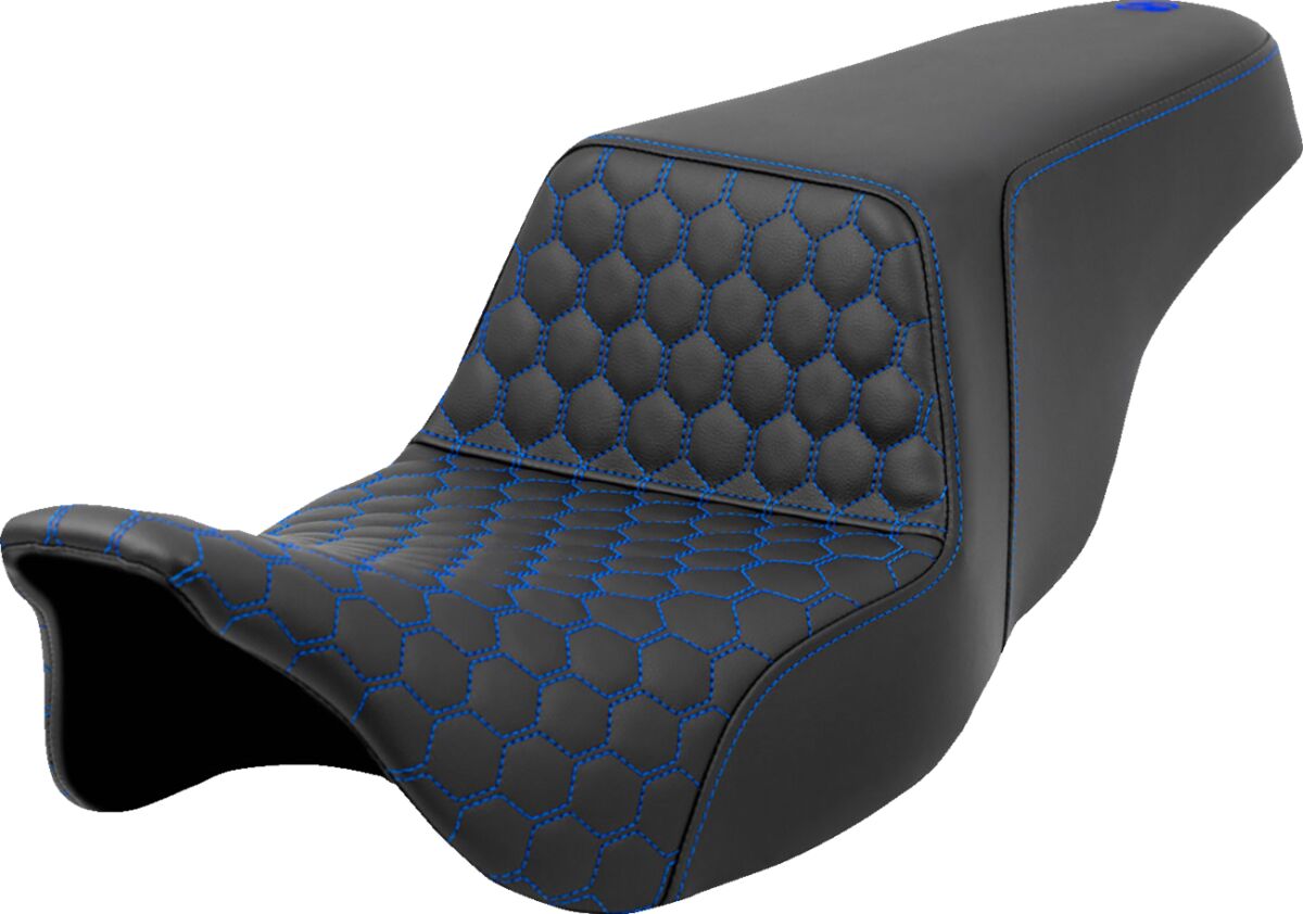 Step Up Hc Seat, Blue Stitch - 08-24 Touring Seat Saddlemen Default Title
