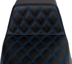 Step Up Front LS Seat, Blue Stitch - 08-24 Touring Seat Saddlemen