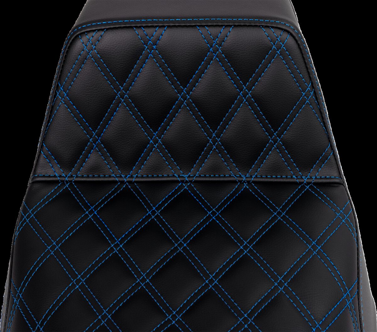 Saddlemen Step Up Front LS Seat, Blue Stitch - 08-24 Touring Seat Saddlemen