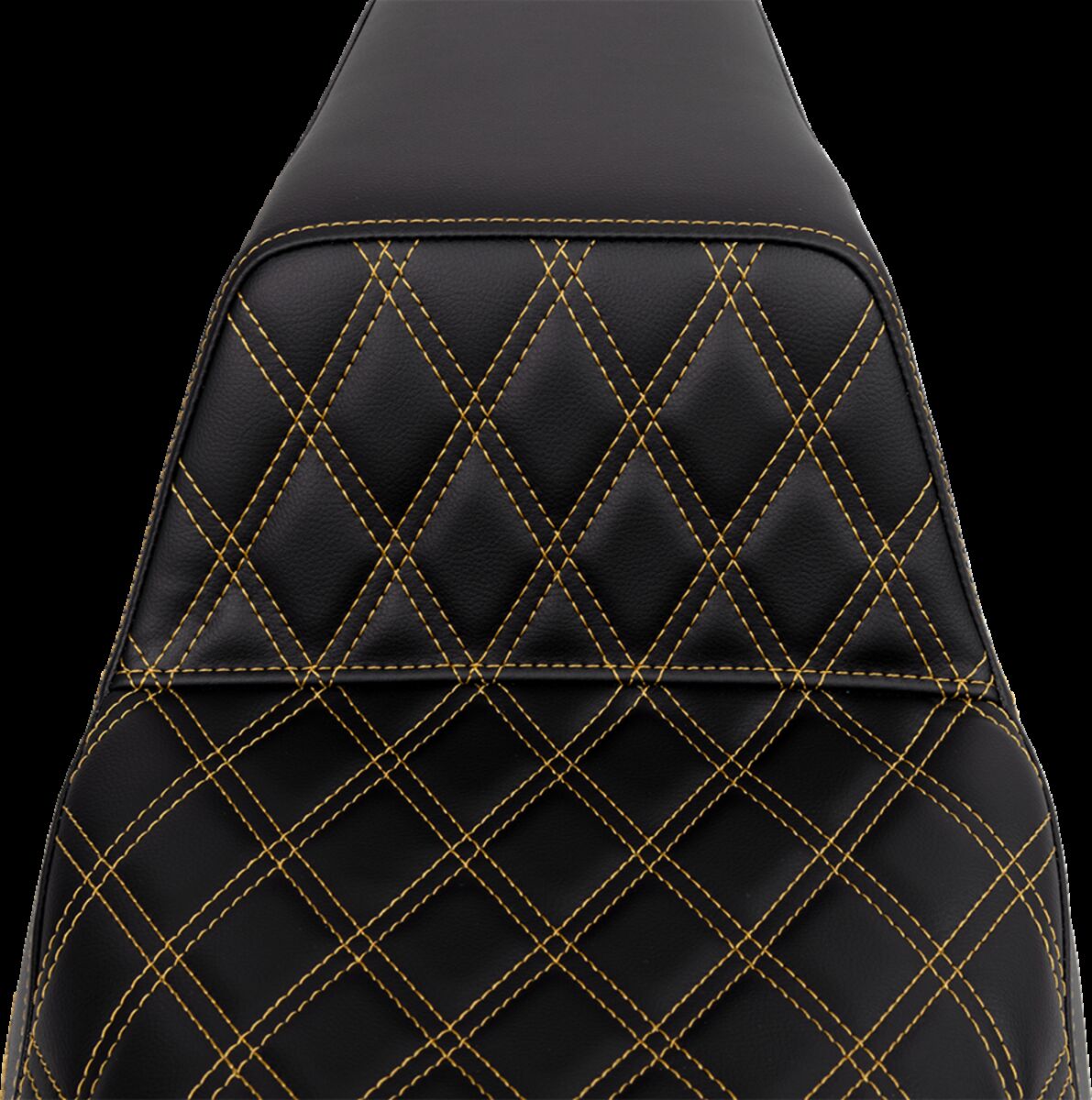 Saddlemen Step Up Front LS Seat, Gold Stitch - 08-24 Touring Seat Saddlemen
