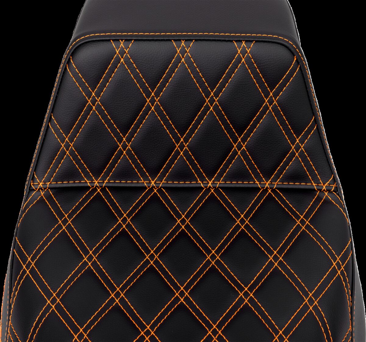 Saddlemen Step Up Front LS Seat, Orange Stitch - 08-24 Touring Seat Saddlemen