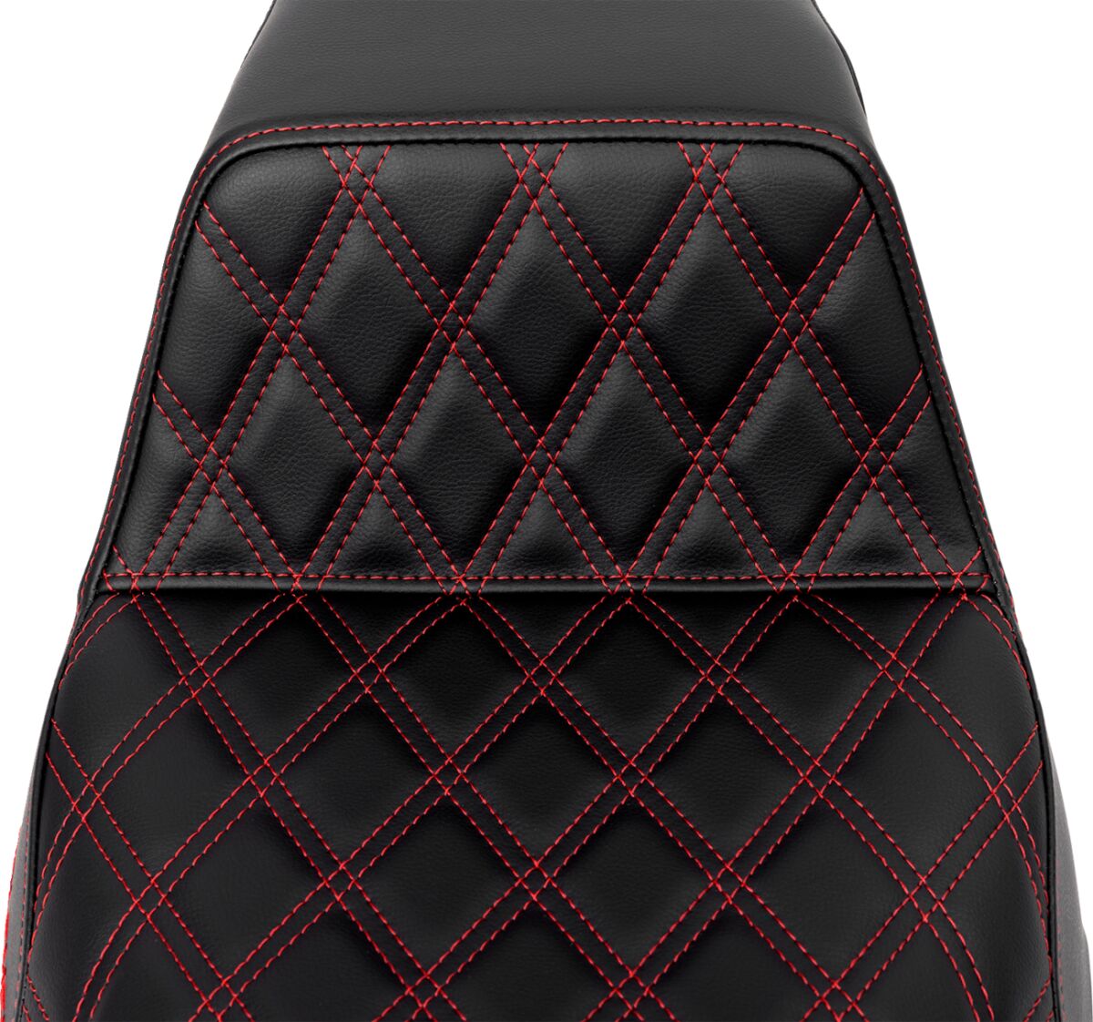 Step Up Front LS Seat, Red Stitch - 08-24 Touring Seat Saddlemen