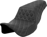 Step Up LS Seat, Gray Stitch - 08-23 Touring Seat Saddlemen Default Title