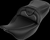 Saddlemen Roadsofa CF Seat, Black Stitch - 08-19 Touring Seat Saddlemen