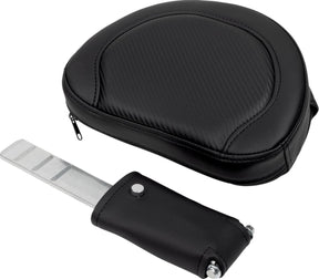 Roadsofa CF Extended Reach With Driver's Backrest Seat, Black Stitch - 08-19 Touring Seat Saddlemen