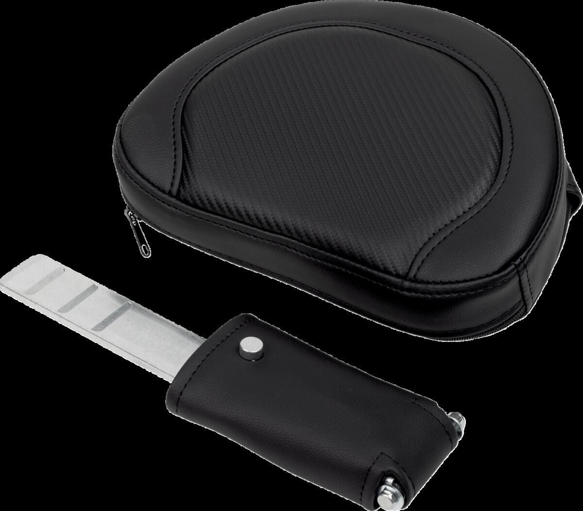 Saddlemen Roadsofa CF Extended Reach With Driver's Backrest Seat, Black Stitch - 08-19 Touring Seat Saddlemen