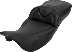 Roadsofa CF Extended Reach With Driver's Backrest Seat, Black Stitch - 08-23 Touring Seat Saddlemen Default Title