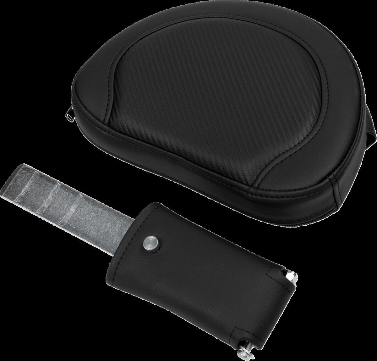 Saddlemen Roadsofa CF Extended Reach With Driver's Backrest Seat, Black Stitch - 08-23 Touring Seat Saddlemen