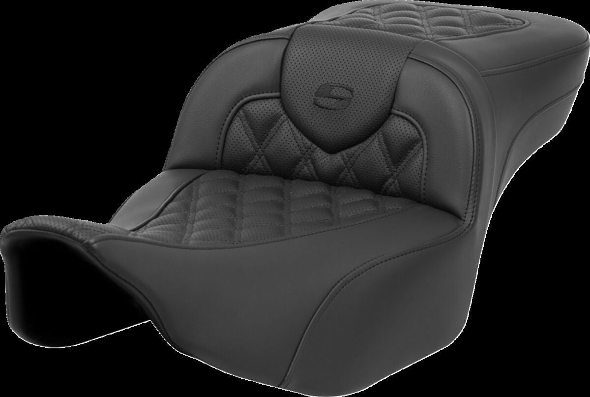 Saddlemen Roadsofa LS Extended Reach Seat, Black - 23+ Touring Seat Saddlemen