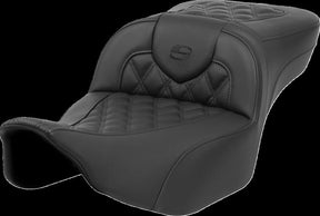 Saddlemen Roadsofa LS Extended Reach Seat, Black - 23+ Touring Seat Saddlemen