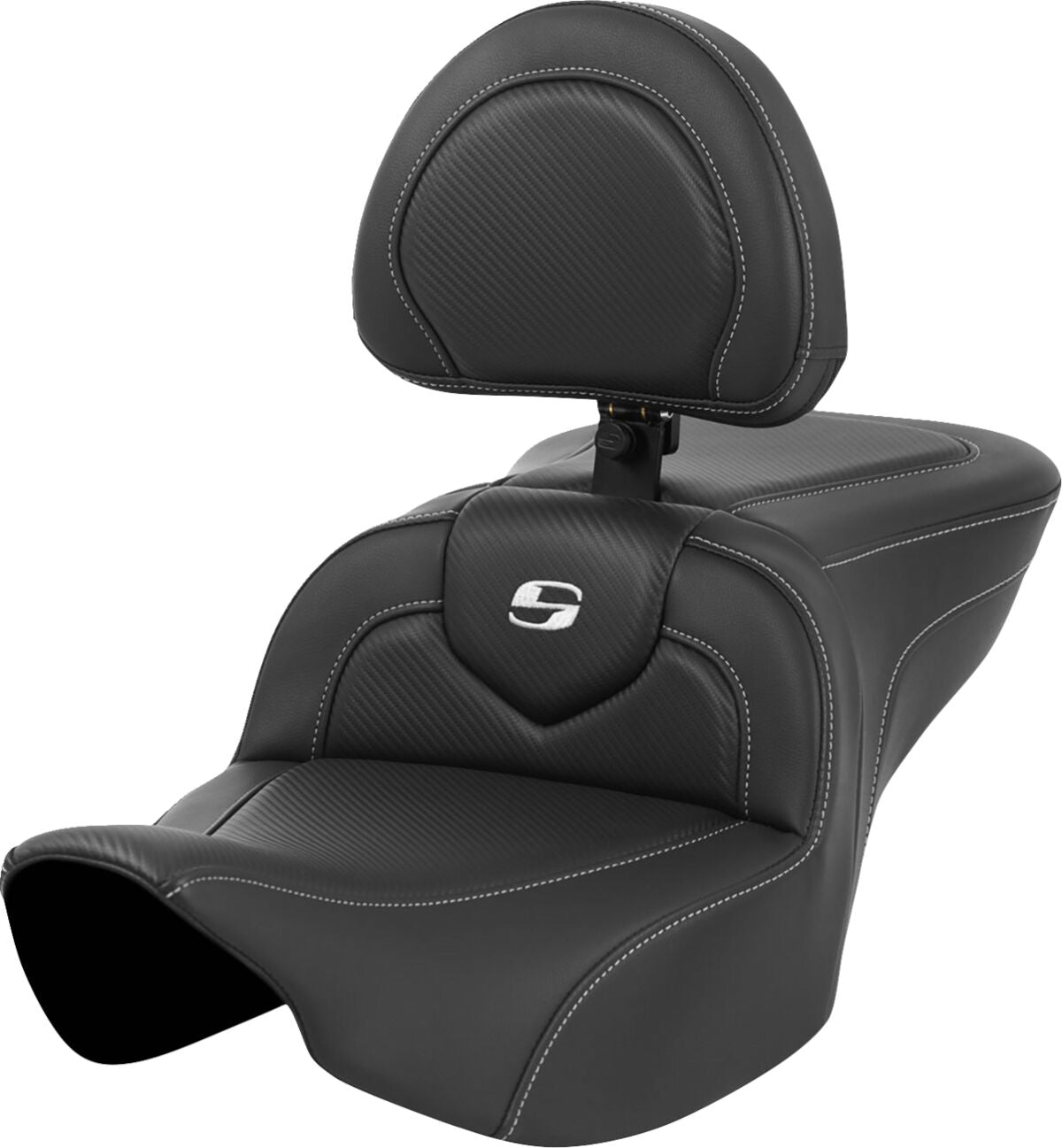 Roadsofa CF With Driver's Backrest Seat - 23+ Touring Seat Saddlemen Default Title