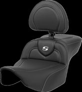 Saddlemen Roadsofa CF Extended Reach With Driver's Backrest Seat - 23+ Touring Seat Saddlemen